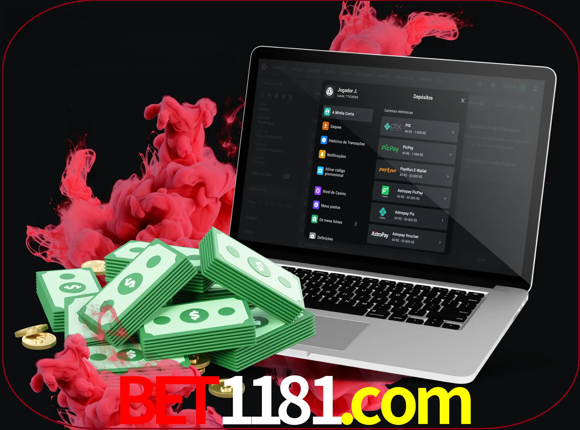 Para efetuar um depósito na sua conta bet1181, basta escolher o método de depósito e especificar o montante.