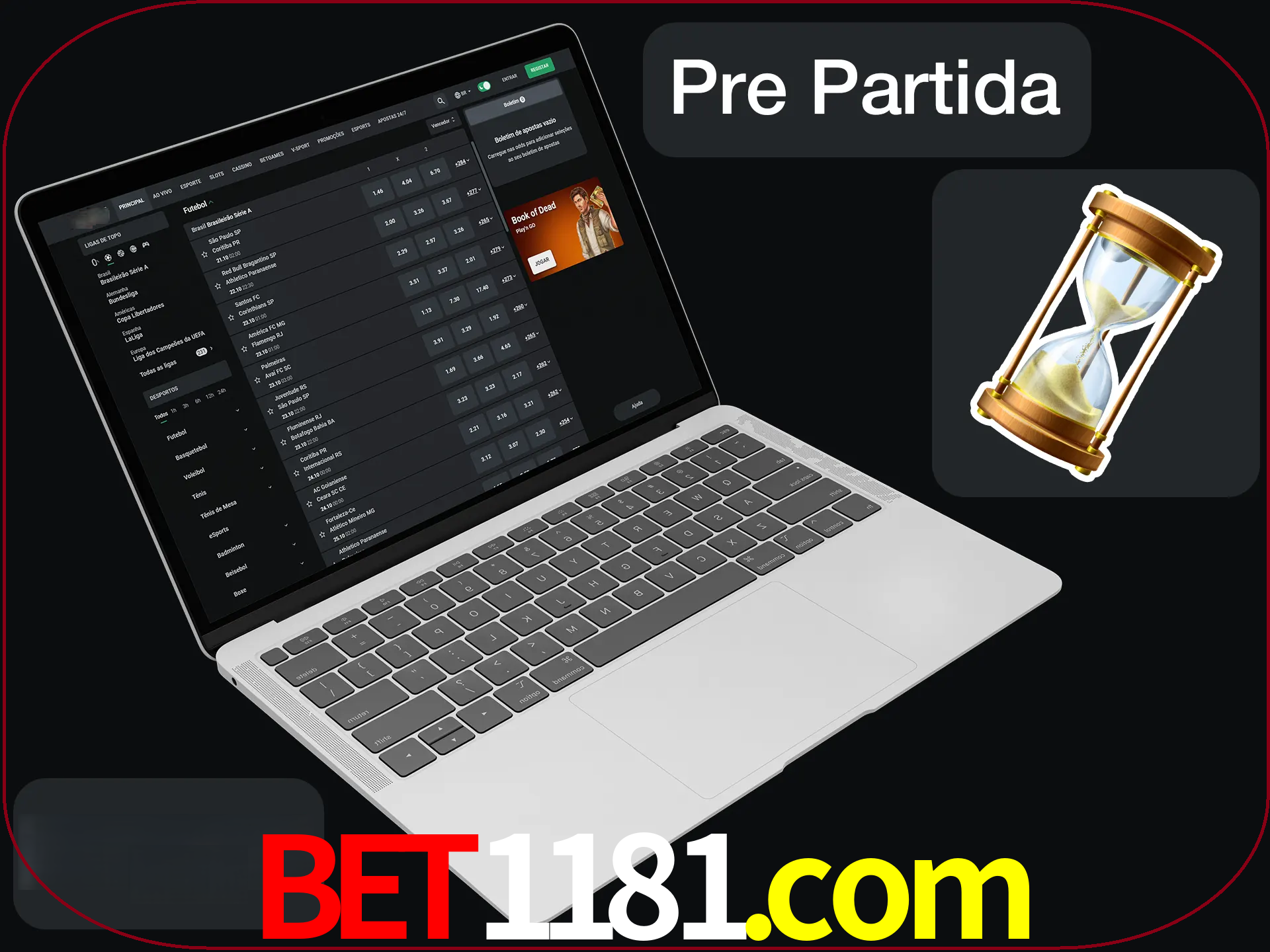 Fazer apostas em partidas futuras.
